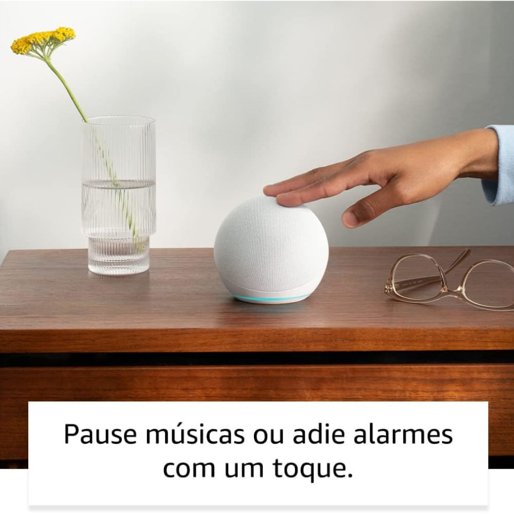 Encontraproduto.com.br - Amazon Echo Dot 5ª Geração, Smart Speaker, com Alexa, Branco