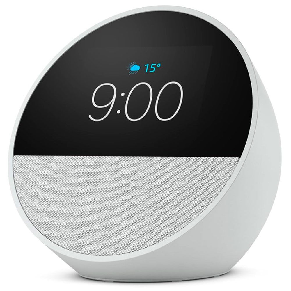 Encontraproduto.com.br - Dispositivo Smart Home Echo Spot 2024 Alexa Despertador Inteligente Branca - Amazon