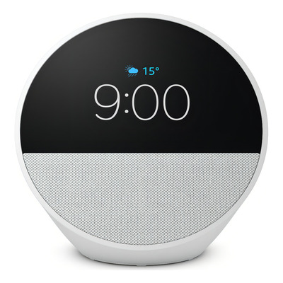 Encontraproduto.com.br - Dispositivo Smart Home Echo Spot 2024 Alexa Despertador Inteligente Branca - Amazon