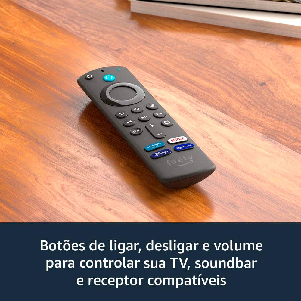 Encontraproduto.com.br - Fire Tv Stick Amazon 4k Com Controle Remoto Por Voz E Com Alexa
