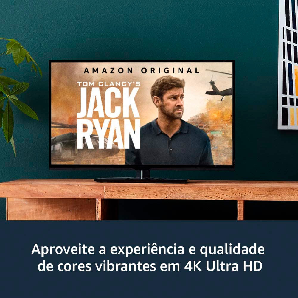 Encontraproduto.com.br - Fire Tv Stick Amazon 4k Com Controle Remoto Por Voz E Com Alexa