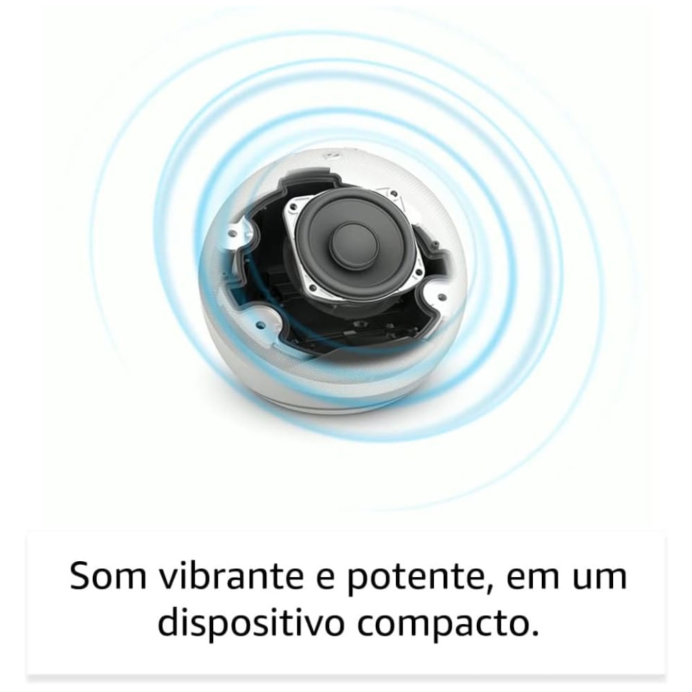 Encontraproduto.com.br - Echo Dot 5ª geração com Relógio | Smart speaker com Alexa | Display de LED ainda melhor | Cor Branca