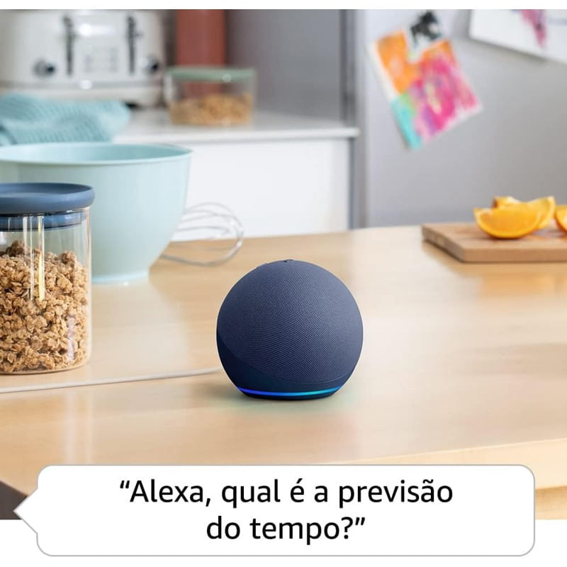 Encontraproduto.com.br - Amazon Echo Dot 5ª Geração, Smart Speaker, com Alexa, Azul
