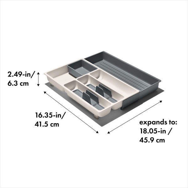Encontraproduto.com.br - Organizador de Utensílios para Gaveta Expansível com 5 Compartimentos 6x45x41cm OXO