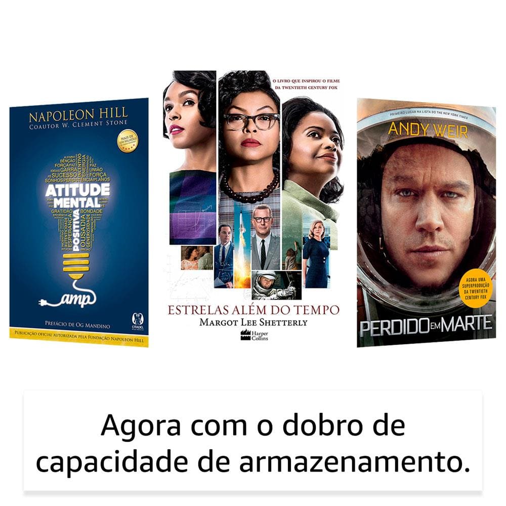Kindle Amazon 11ª Geração com Tela de 6”, 16GB, Wi-Fi e Iluminação Embutida - Preto