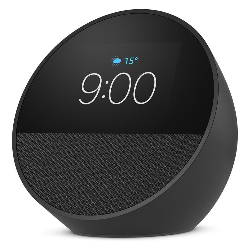Dispositivo Smart Home Echo Spot 2024 Alexa Despertador Inteligente Preta - Amazon