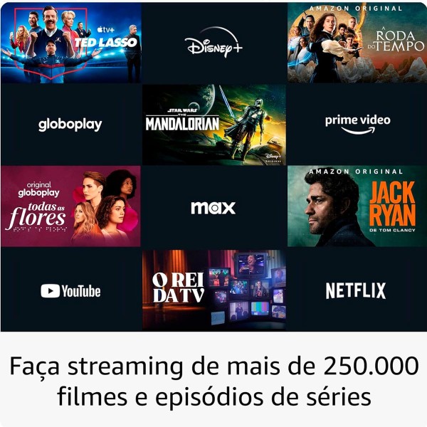 Encontraproduto.com.br - Amazon Fire Stick TV 4K, Wi-fi, Alexa - Preto