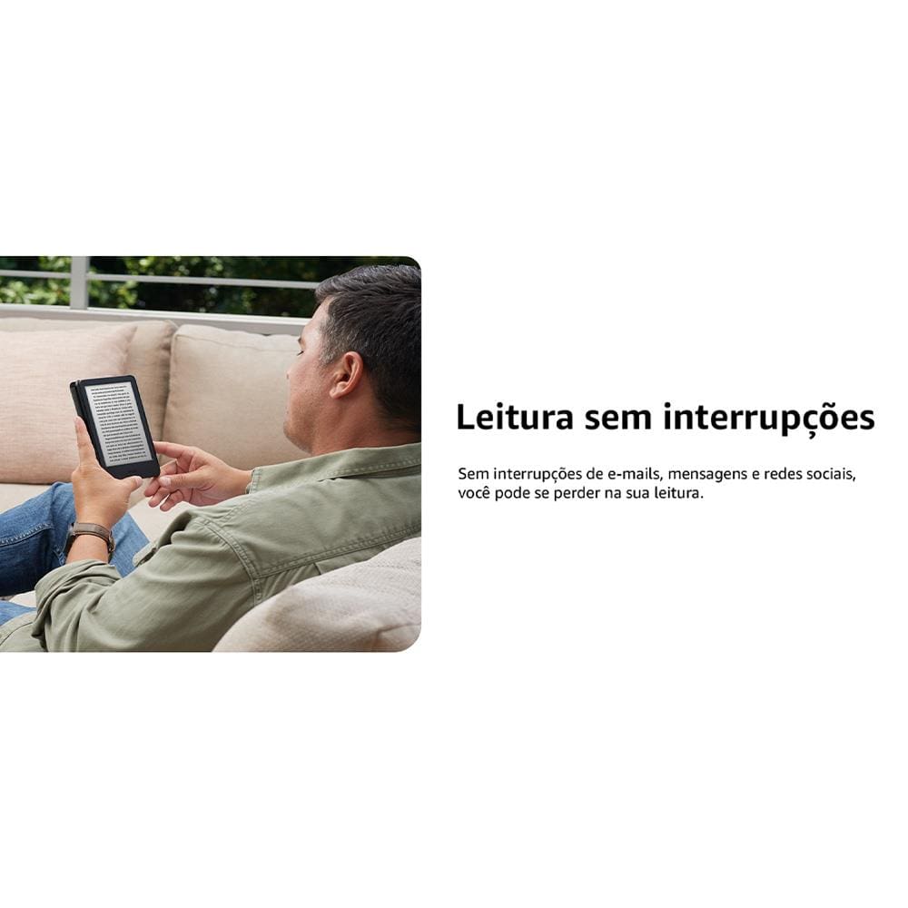 Encontraproduto.com.br - E-Reader Kindle 11ª Geração Amazon com 16GB, Luz integrada e Wi-Fi - Verde
