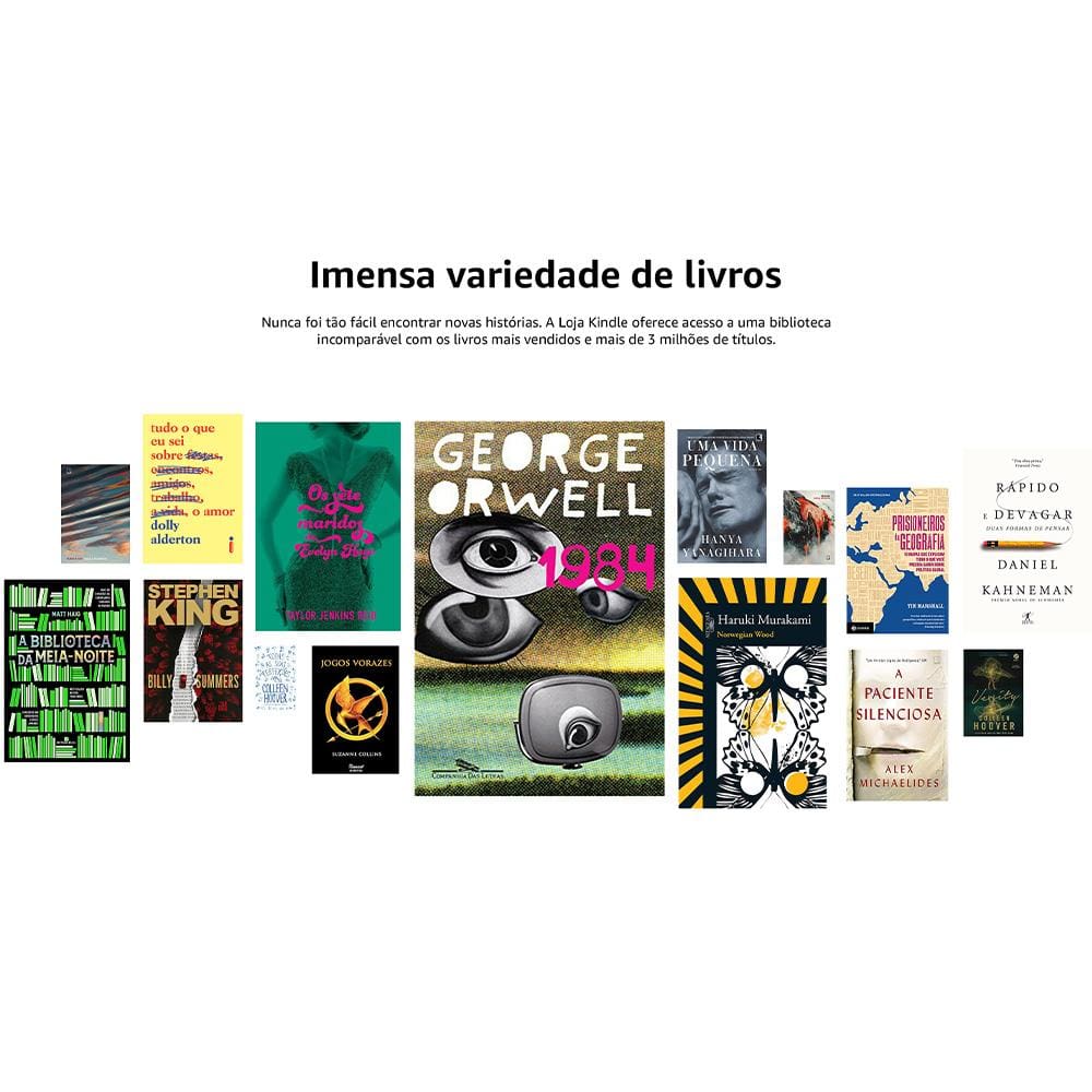 Encontraproduto.com.br - E-Reader Kindle 11ª Geração Amazon com 16GB, Luz integrada e Wi-Fi - Verde