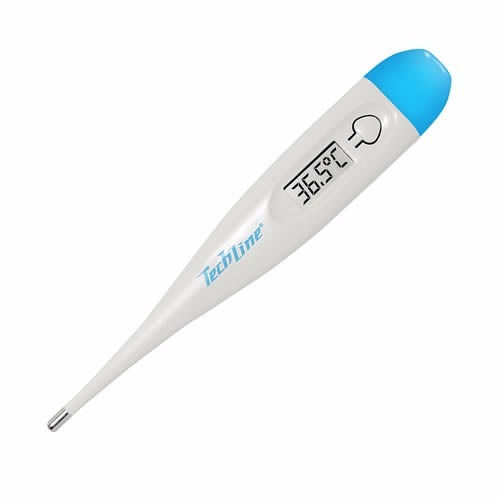 Encontraproduto.com.br - TERMOMETRO DIGITAL TECHLINE COLORIDO