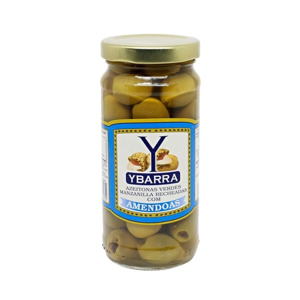 Encontraproduto.com.br - Azeitona Recheada com Amêndoas Ybarra 142g