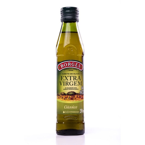 Encontraproduto.com.br - Kit Azeite de Oliva Borges Extra Virgem Clássico Espanhol 250ml com 12 Unidades