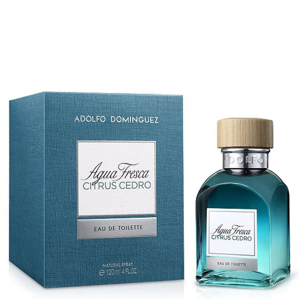 Encontraproduto.com.br - Perfume Adolfo Dominguez Água Fresca Citrus Cedro  Eau de Toilette  120ml - Masculino
