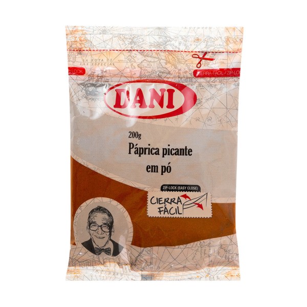Encontraproduto.com.br - Páprica Picante em Pó Dani Sachê 1 Unidade 200g