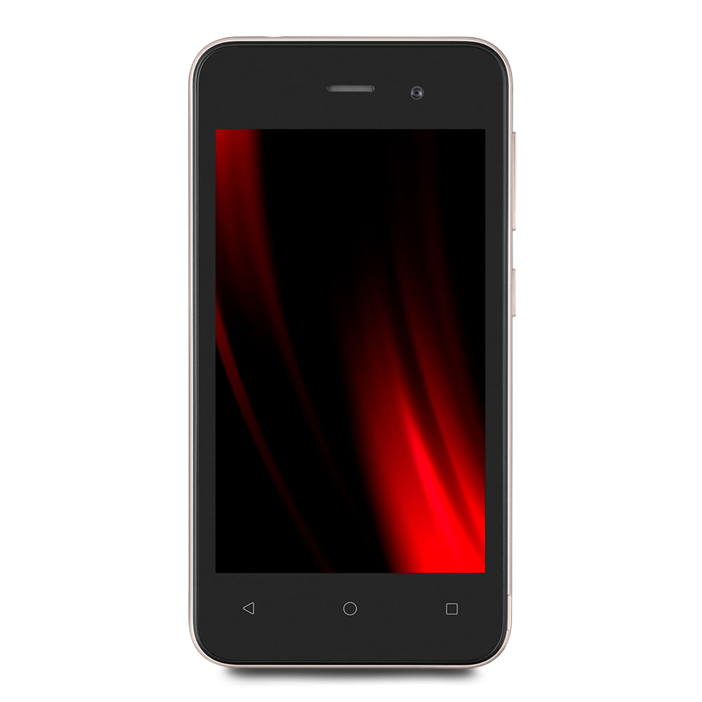 Encontraproduto.com.br - Smartphone Multilaser E Lite 2 3G 32GB Wi-Fi Tela 4 pol. Dual Chip 1GB RAM Android 10 Quad Core - Dourado - P9147OUT [Reembalado]
