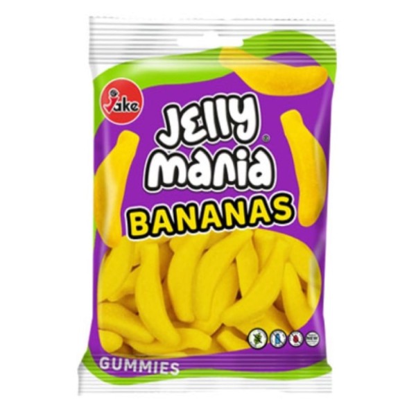 Bala de Gelatina Jake Banana 100g