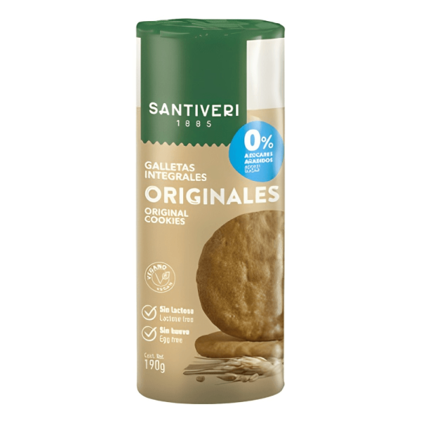 Encontraproduto.com.br - Biscoito Sem Açúcar Original Santiveri 190g
