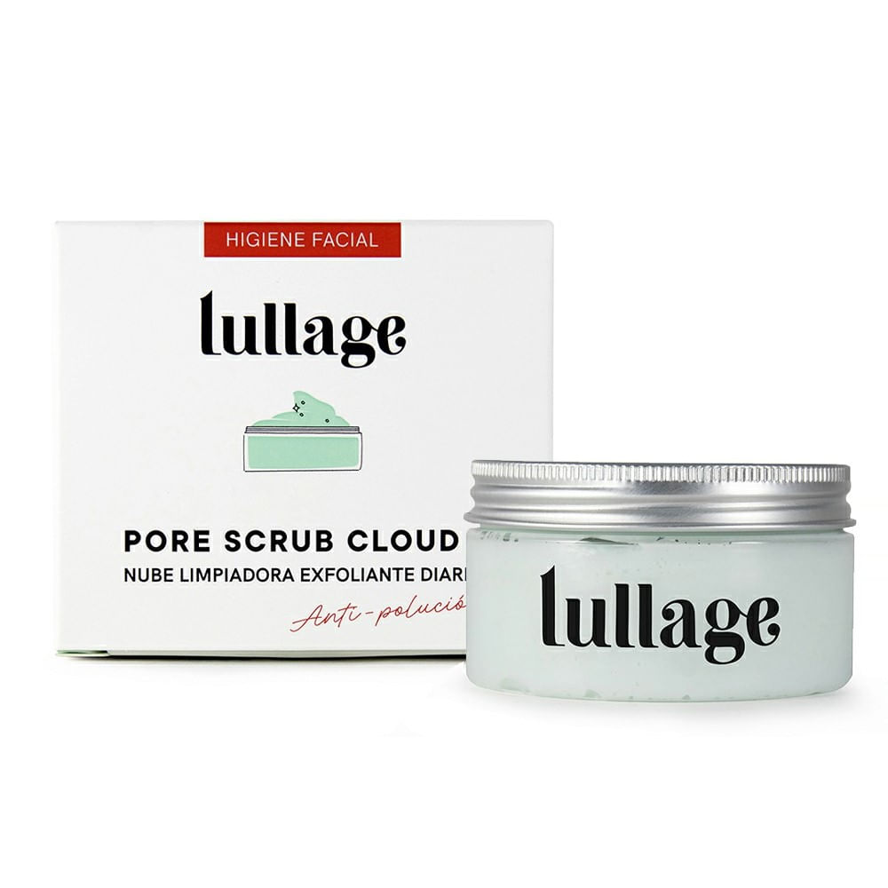 Nuvem Esfoliante de Limpeza Facial Lullage Pore Scrub Cloud 100ml