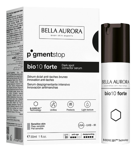Tratamento Anti-Marcas  Bella Aurora Bio 10 Forte – Pele Sensível FPS20