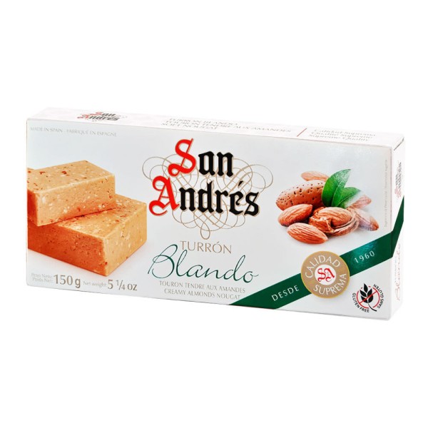 Encontraproduto.com.br - Torrone Macio de Amêndoas San Andrés 150g