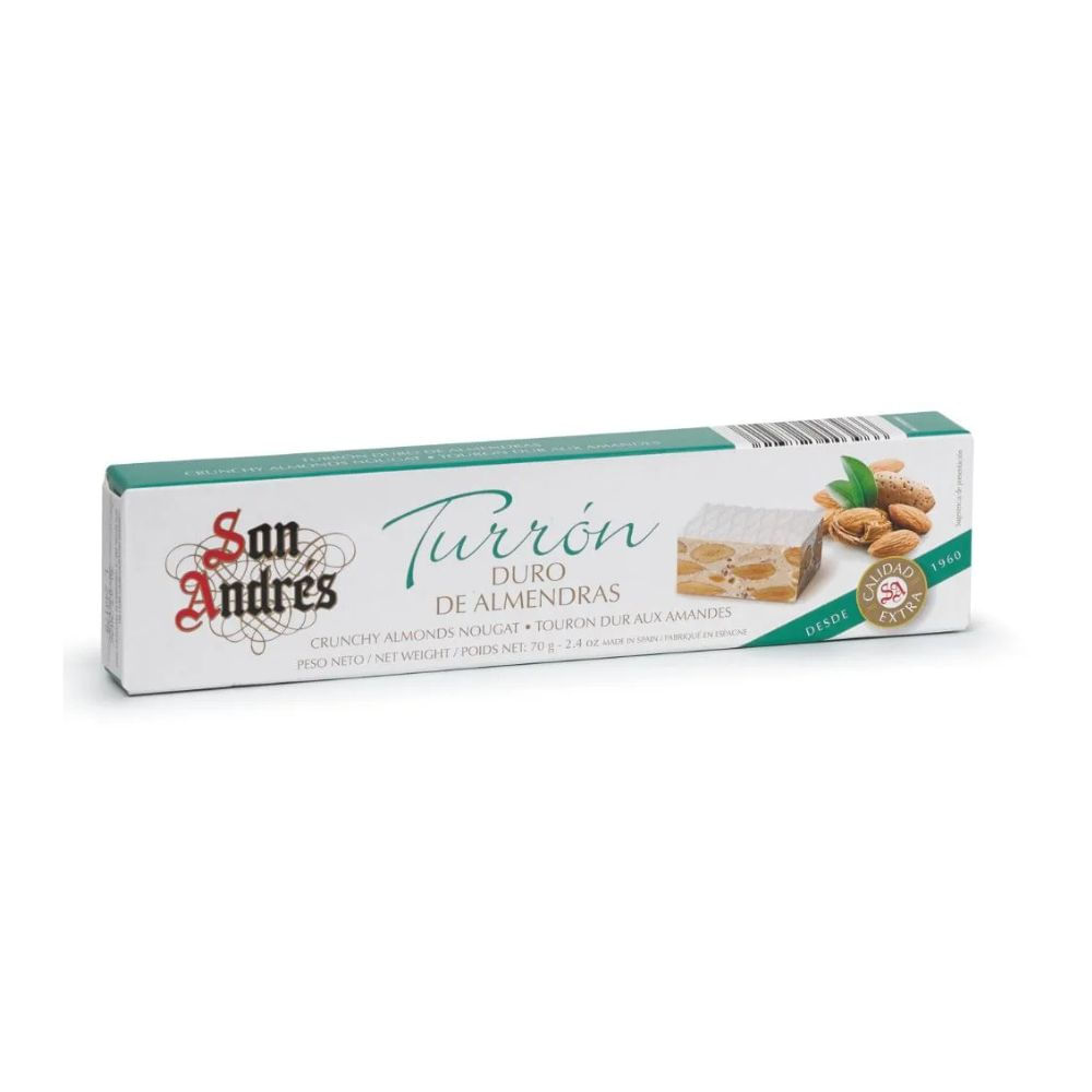 TORRONE DURO SAN ANDRES AMENDOAS 70G