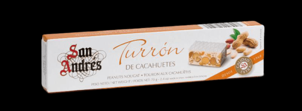 TORRONE DURO SAN ANDREAS AMENDOIM 70G