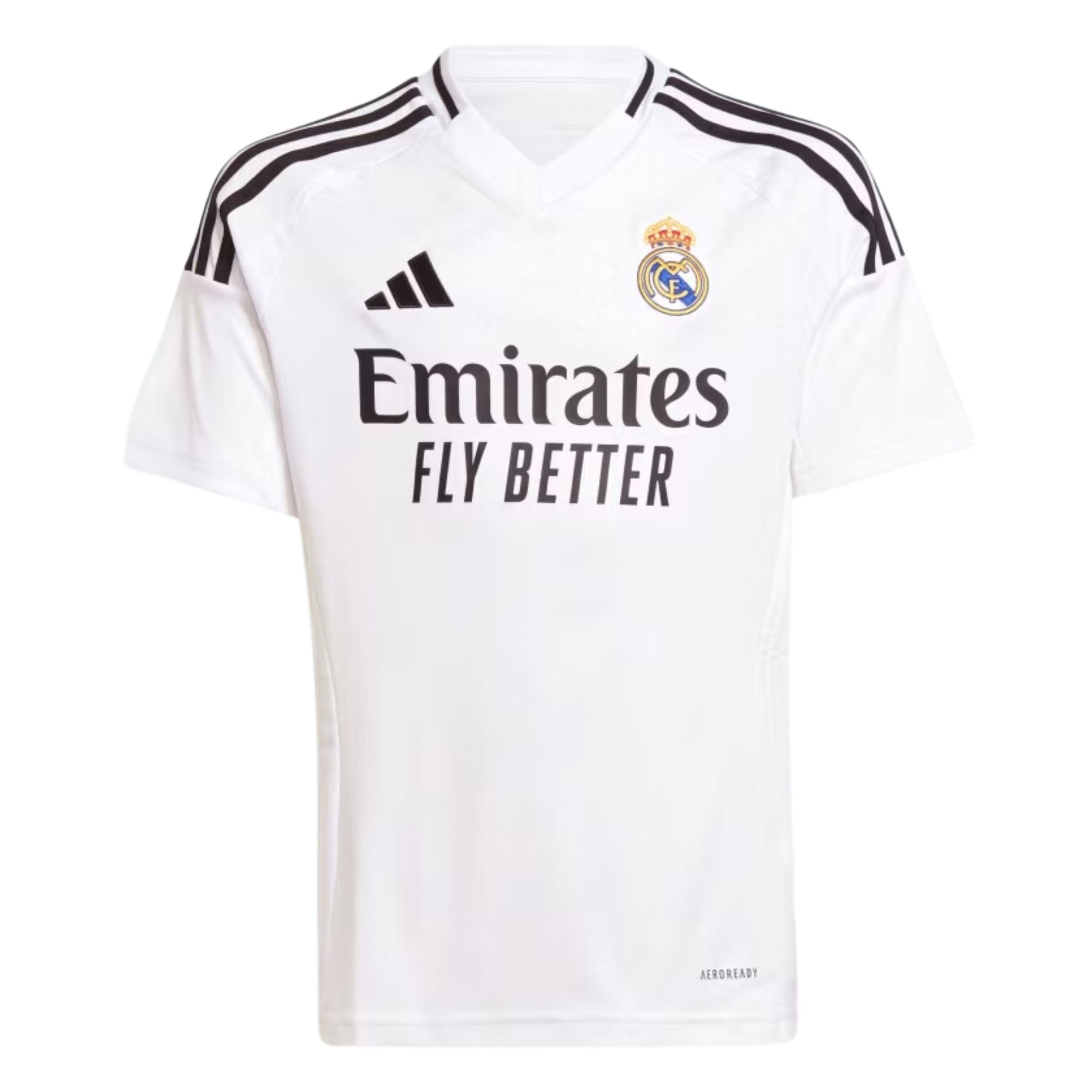 Camisa Real Madrid I 2024/25 Adidas Infantil - Branca