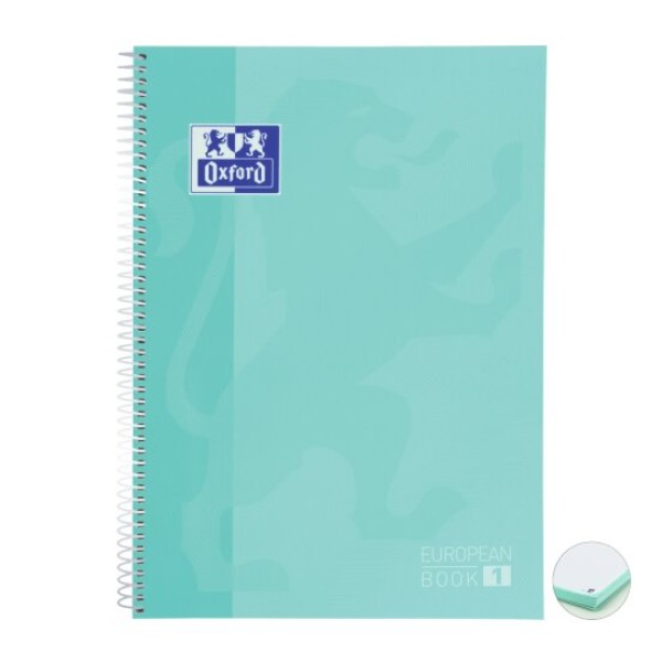 Encontraproduto.com.br - Caderno Universitário 1x1 80 Folhas Oxford Ice Mind European Book 1