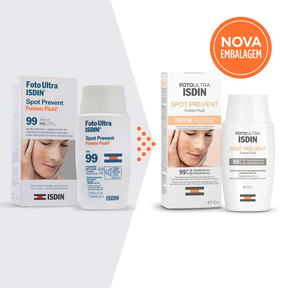 Encontraproduto.com.br - Protetor Solar Preventor De Manchas Isdin Spot Prevent Fps99 Com 50ml