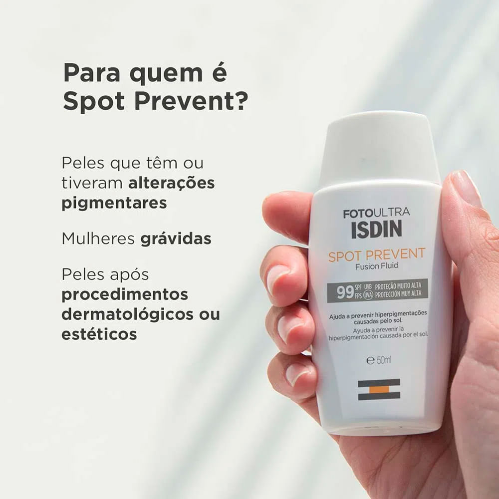 Encontraproduto.com.br - Protetor Solar Preventor De Manchas Isdin Spot Prevent Fps99 Com 50ml