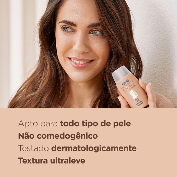 Encontraproduto.com.br - Protetor Solar Facial ISDIN Fusion Water Cor FPS50 -média