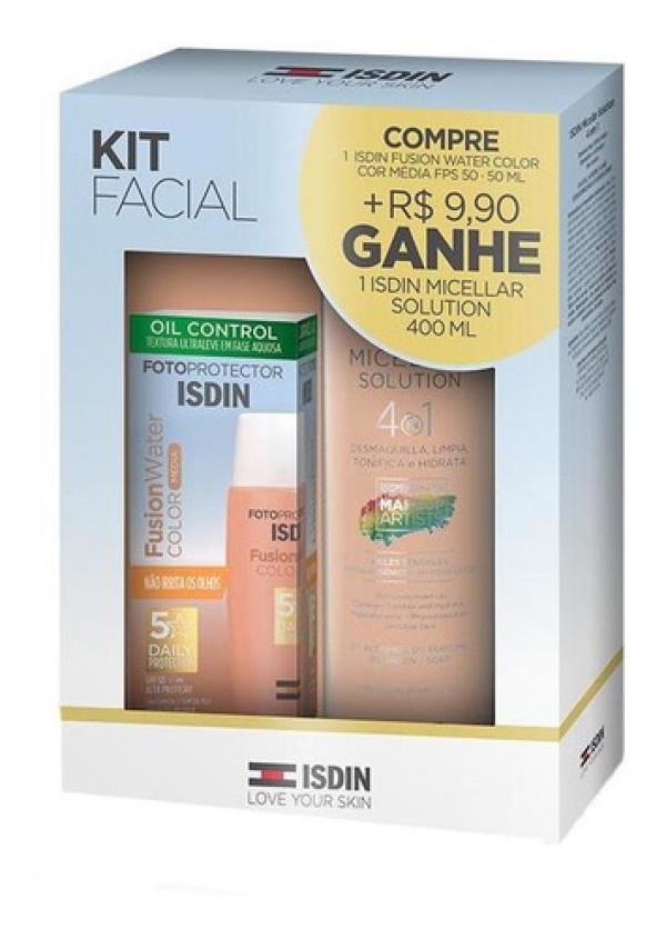 Protetor S. Isdin Fusion Water Fps50 Média+micellar Solution
