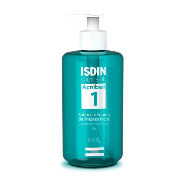 Encontraproduto.com.br - Sabonete Líquido Isdin Acniben Limpeza Facial 416g
