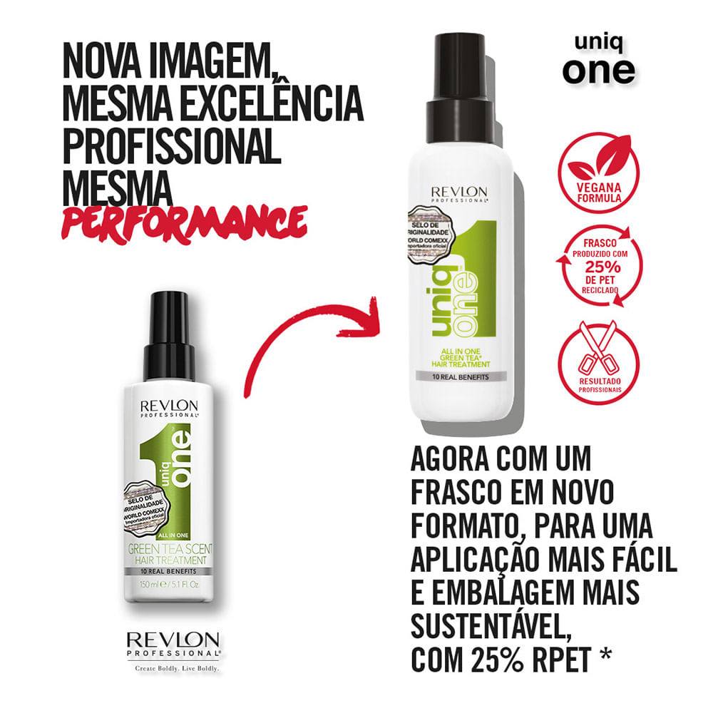 Encontraproduto.com.br - Leave In  Revlon 150ml Spray Green Tea Scent Hair Treatmente
