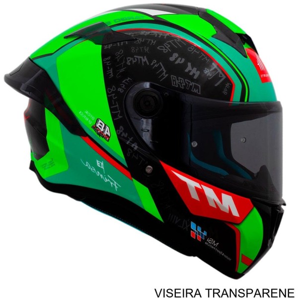 Encontraproduto.com.br - Capacete MT Helmets Targo S Ivan Ortola 2024 B6 Green Gloss 60 (MP)