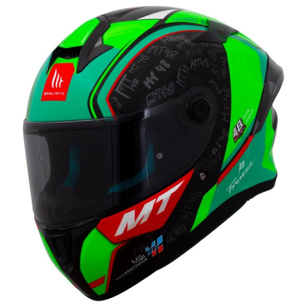 Encontraproduto.com.br - Capacete MT Helmets Targo S Ivan Ortola 2024 B6 Green Gloss 60 (MP)