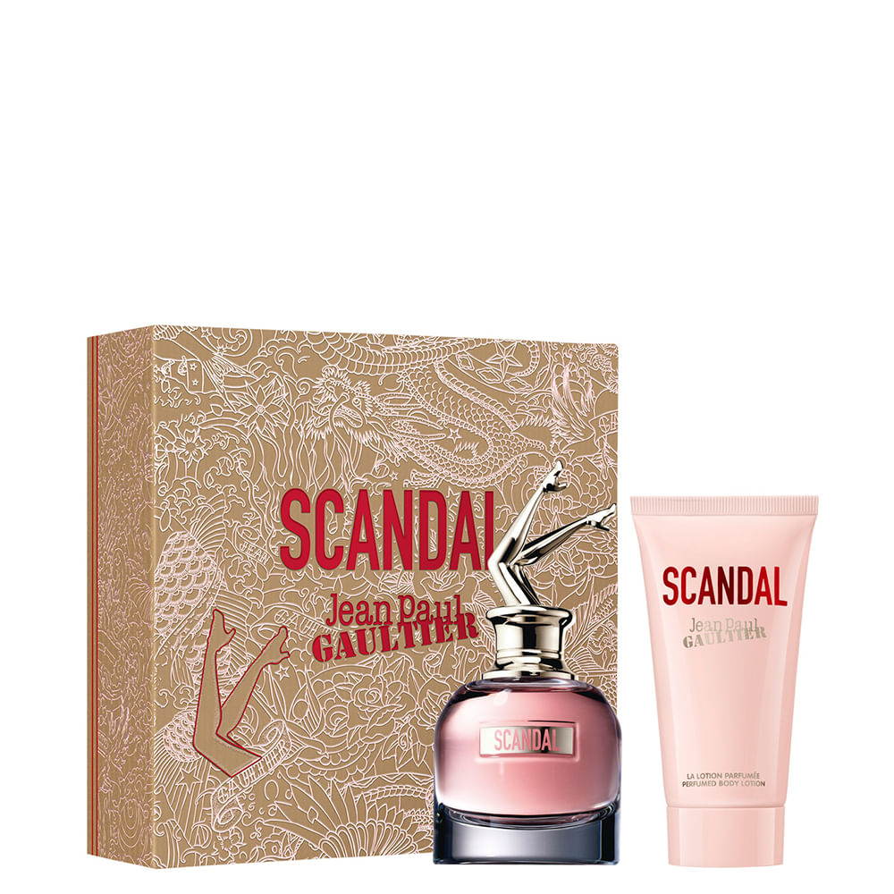 Kit Perfume Jean Paul Gaultier Scandal Feminino Eau de Toilette 50 ml + Loção Corporal 75 ml