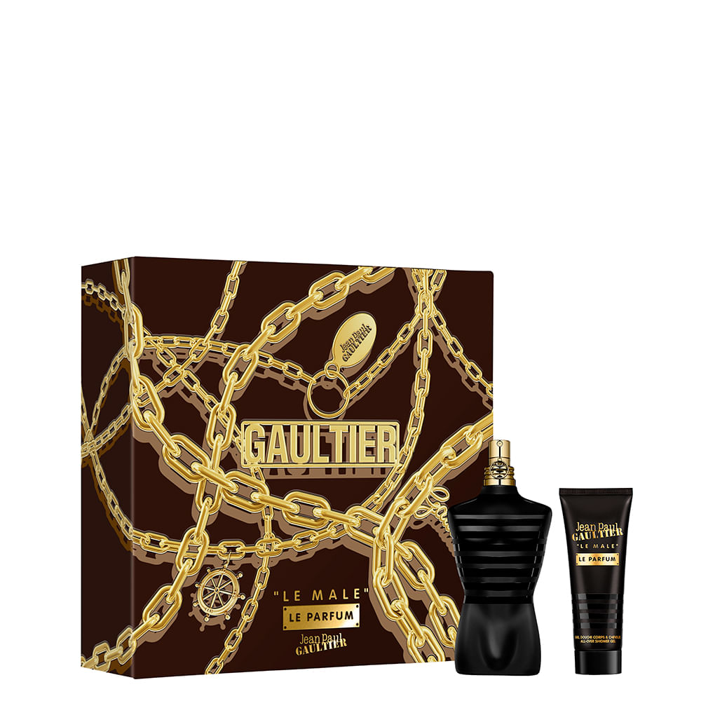 Kit Perfume Jean Paul Gaultier Le Male Le Parfum Masculino Eau de Parfum 125 ml + Gel de Banho 75 ml