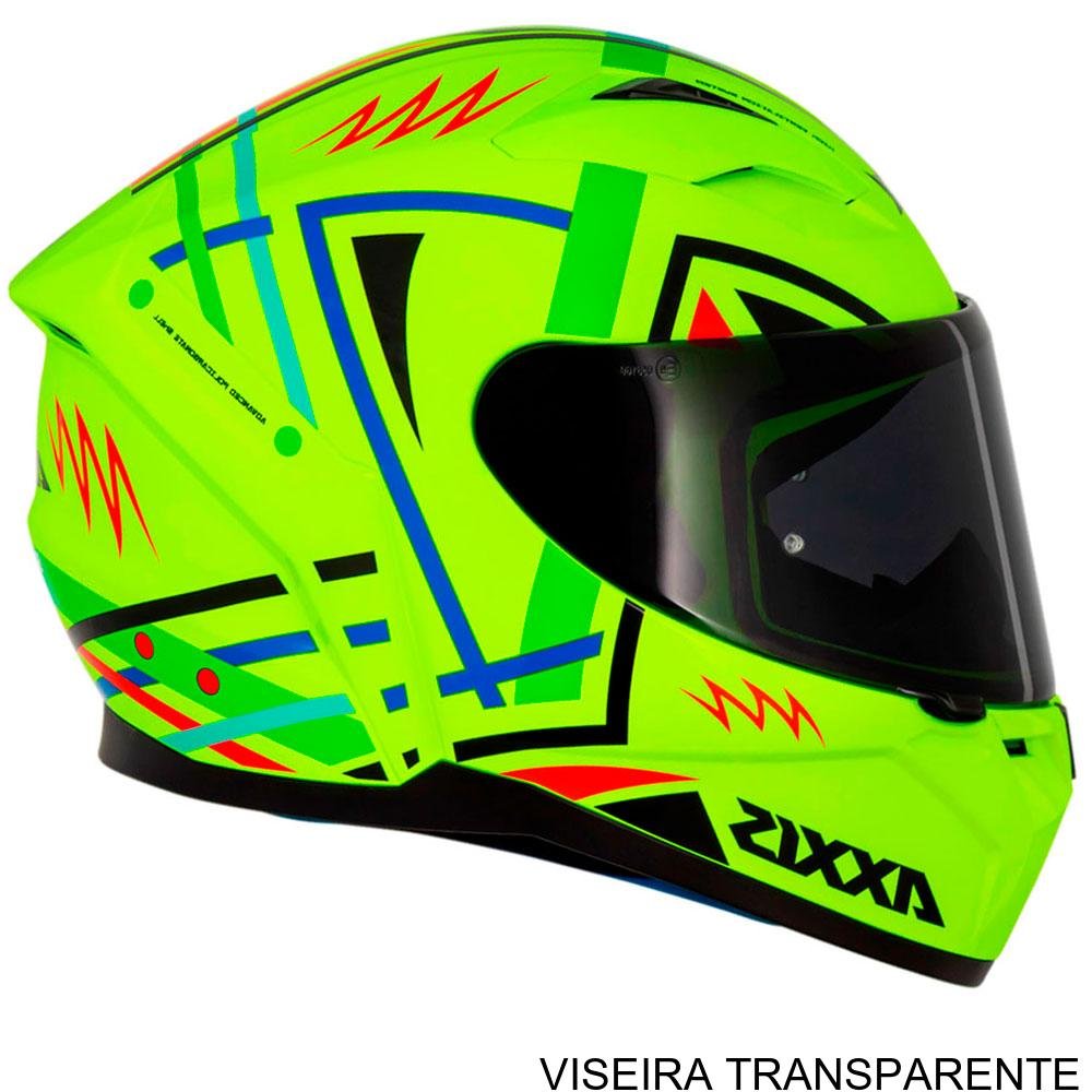 Capacete Axxis Segment Apolo Mandala A3 Yellow Fluor Gloss 56 (MP)