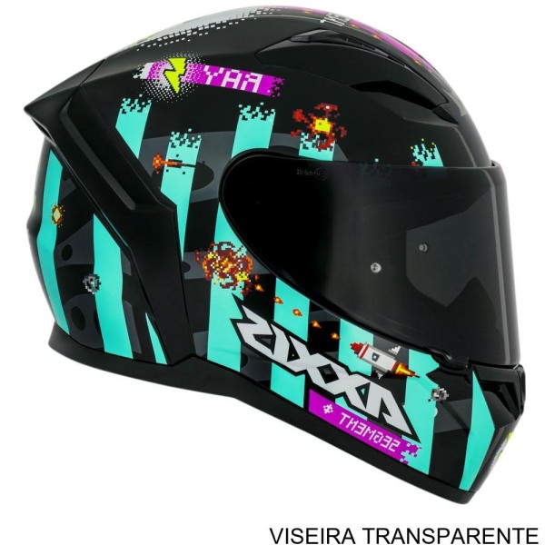 Capacete Axxis Segment Apolo Ray B7 Blue 56 (MP)