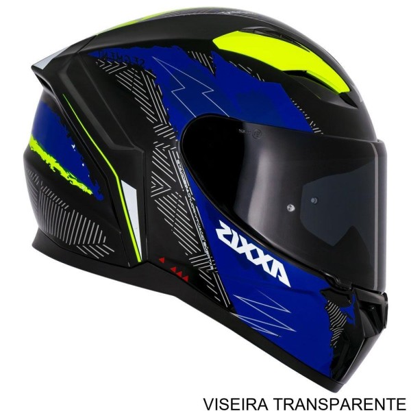 Encontraproduto.com.br - Capacete Axxis Segment Apolo Now C7 Blue 58 (MP)