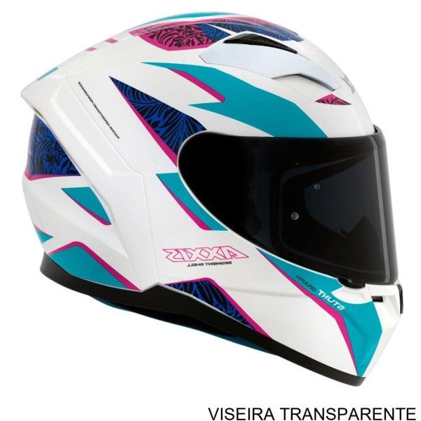 Encontraproduto.com.br - Capacete Axxis Segment Stunt A7 Blue White Gloss 60 (MP)