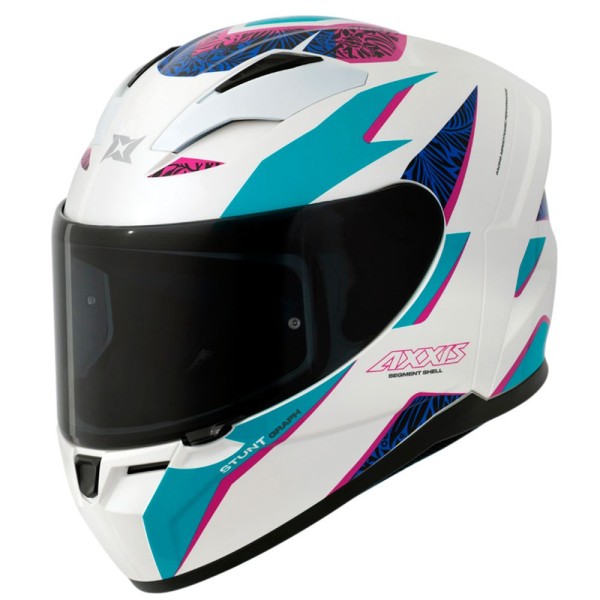 Encontraproduto.com.br - Capacete Axxis Segment Stunt A7 Blue White Gloss 60 (MP)