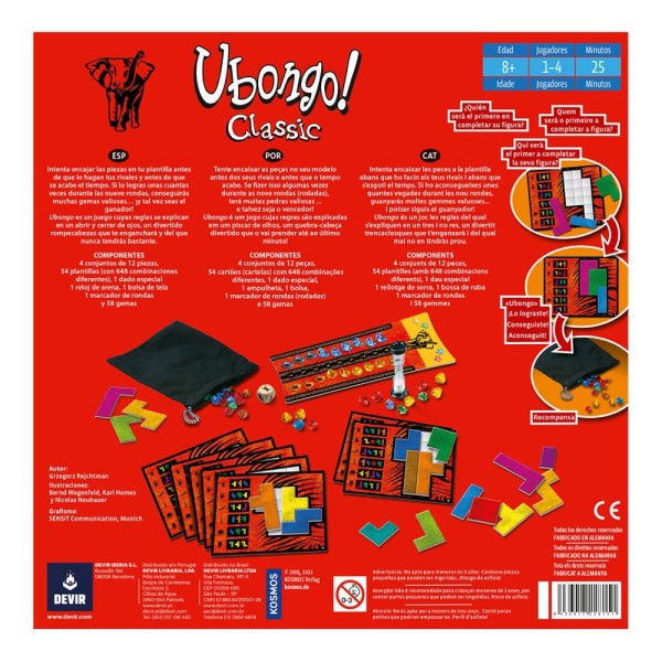 Encontraproduto.com.br - Ubongo Trilingue - Devir
