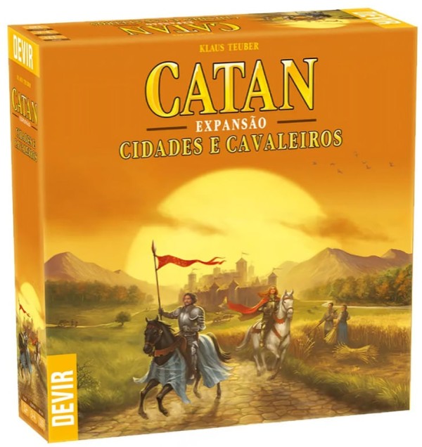 Catan Cidades E Cavaleiros Expansão Jogo de Tabuleiro Devir