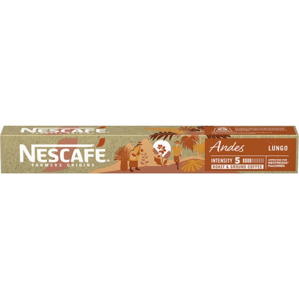 Encontraproduto.com.br - Café em Cápsula Nescafé Andes Caixeta com 10x4,4g