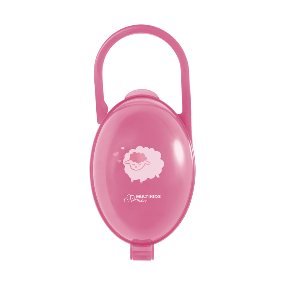 Encontraproduto.com.br - Porta Chupetas Rosa Multikids Baby - BB142OUT [Remanufaturado]