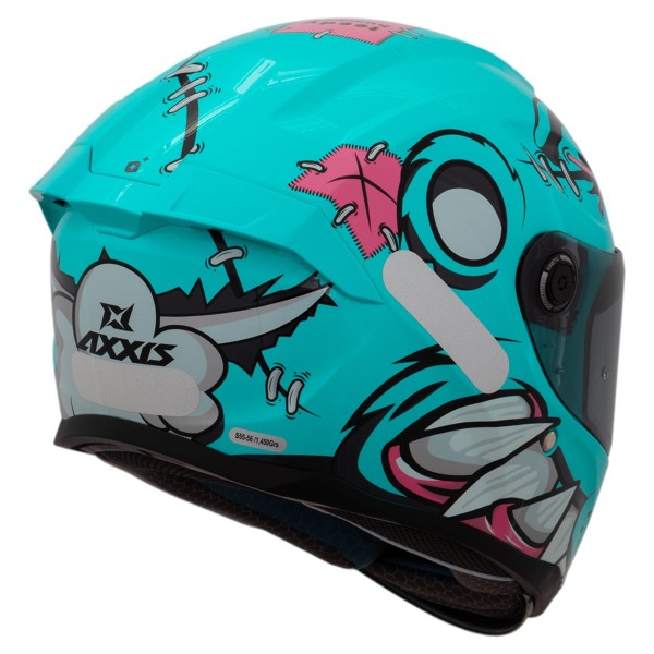 Encontraproduto.com.br - Capacete Axxis Hummer B Teedy C7 Blue Gloss 60 (MP)
