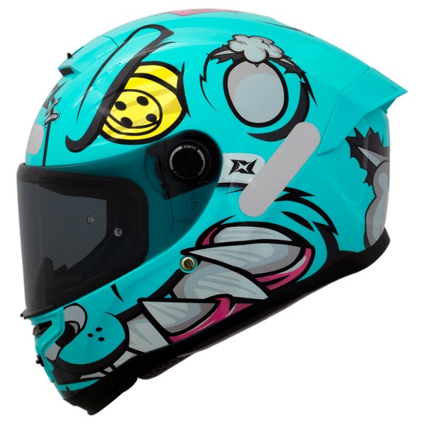 Encontraproduto.com.br - Capacete Axxis Hummer B Teedy C7 Blue Gloss 60 (MP)
