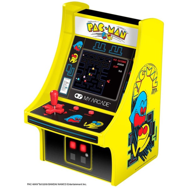 Encontraproduto.com.br - Cabine Portátil Retrô Bandai Namco Pac-Man Micro DGUNL 3220